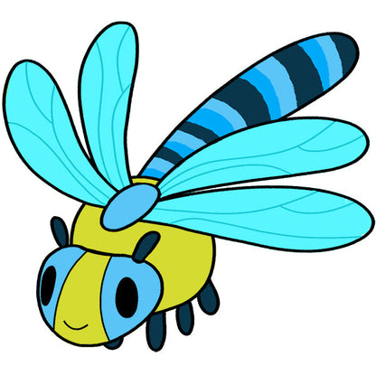 Peluche Squishable – Libellule