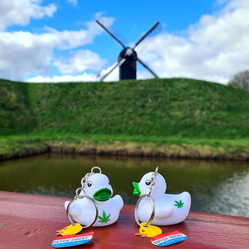 Cannabis Duck Keychain