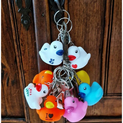 Porte-clés canard Dutch Ducky à décor bleu de Delft – vue 8
