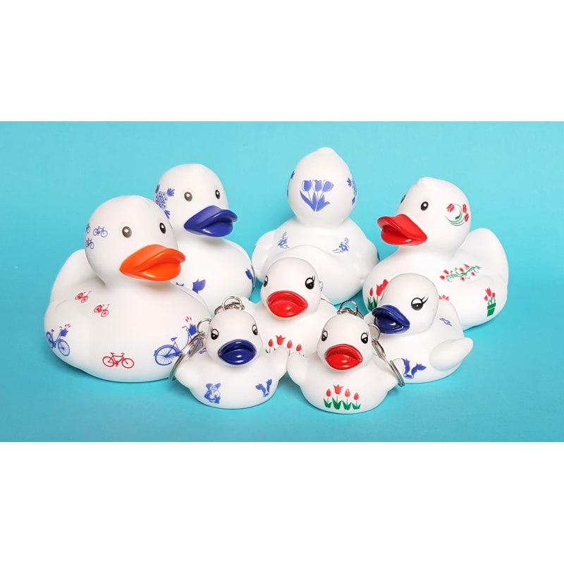 Porte-clés canard Dutch Ducky à décor bleu de Delft – vue 6