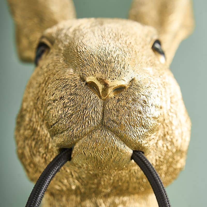 Hasi wall light, gold polyurethane resin, 22 x 19 x 46 cm