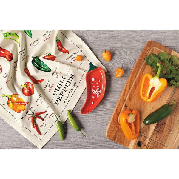 Strofinaccio con peperoncino rosso