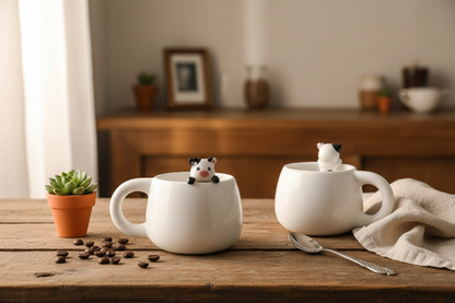 Mug avec Figurine Vache