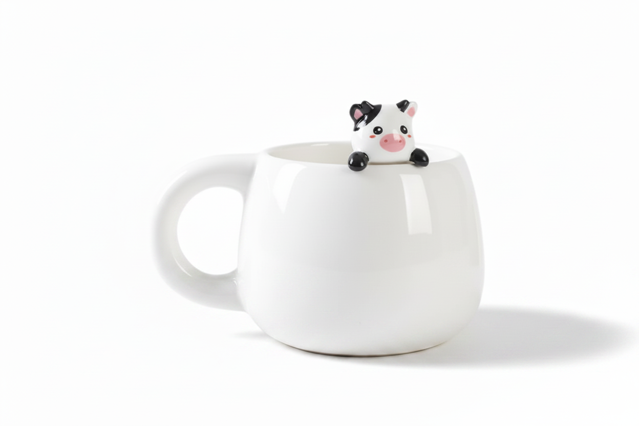 Mug avec Figurine Vache