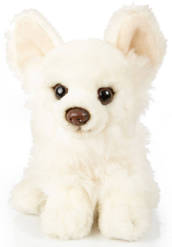 Chihuahua assis (blanc) -18 cm (longueur) - peluche Uni Toys