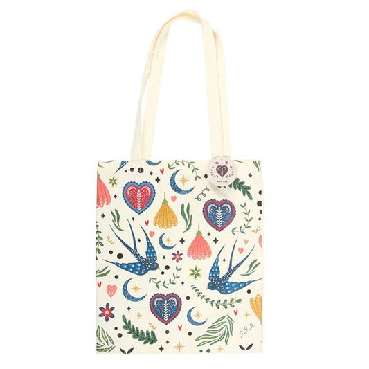 Bolso tote con estampado floral