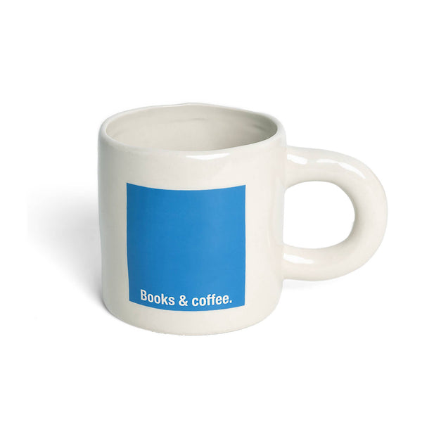 Tasse Livres&café Bleus Helio Ferretti Vue 2
