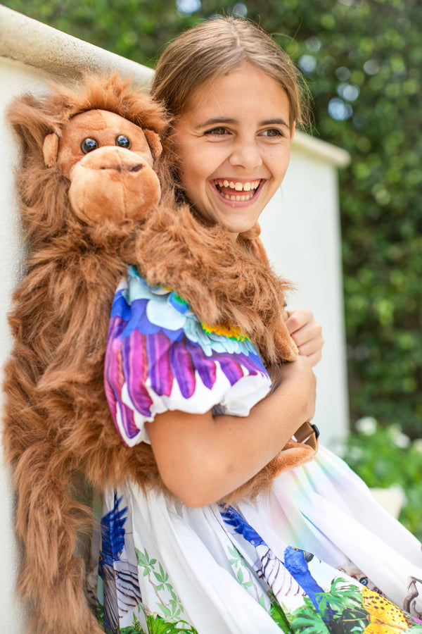 Sac à dos Peluche enfant Singe - Wild & Soft