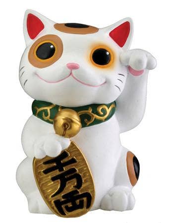 Figura Decorativa Gato de la Suerte Maneki Neko