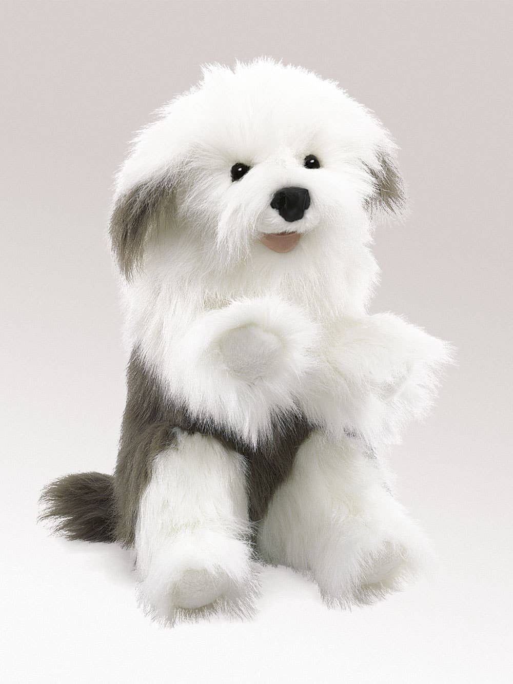 Marionnette à main Bobtail/Chien de berger 2029 Folkmanis réaliste