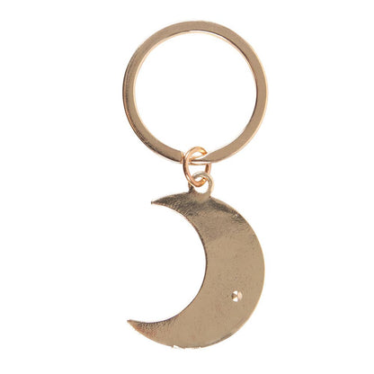 Porte-clés en émail Moon Phase Crescent