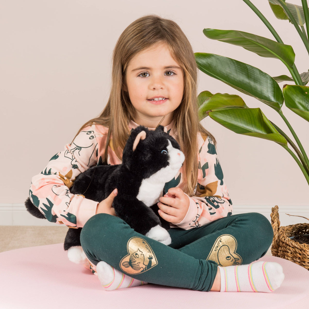 Peluche Chat Noir Swing