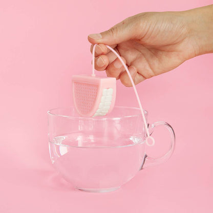 Infusor de chá em forma de dentes