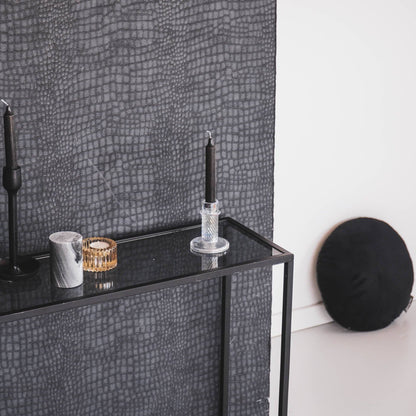 Bougeoir - Verre - Couleur Arc-en-ciel - 8x10cm