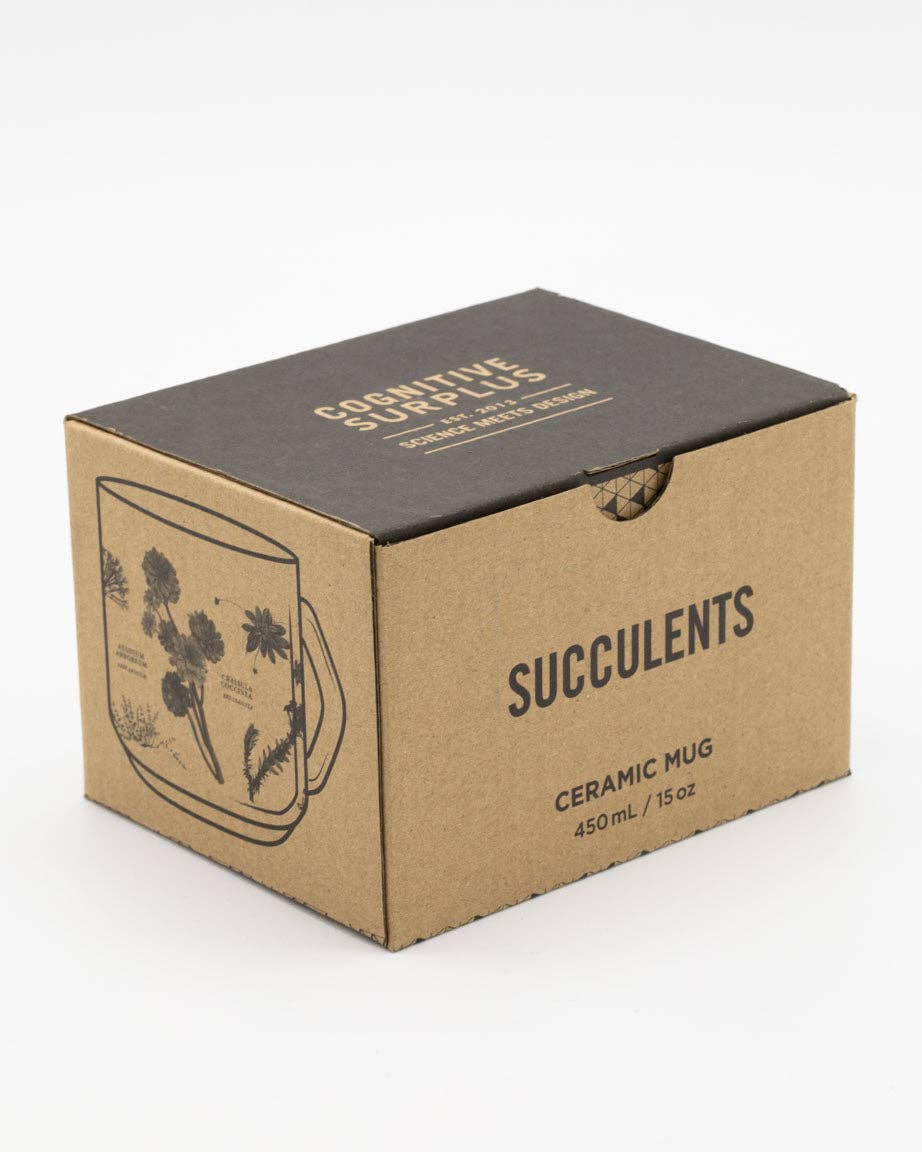 Mug avec Succulentes – produit scientifique Cognitive Surplus EU, vue 3
