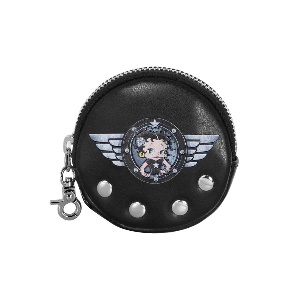 Monedero Betty Boop Motor Love Cookie, negro