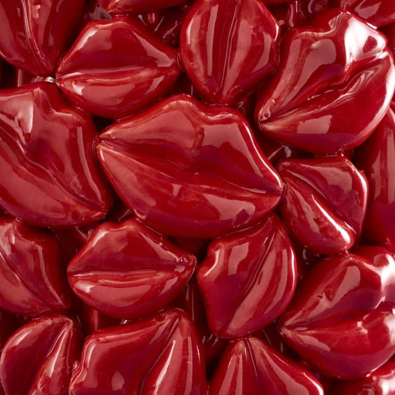 Vaso Lábios Vermelhos