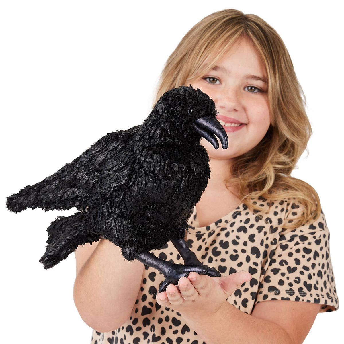 Marionnette à Main Corbeau