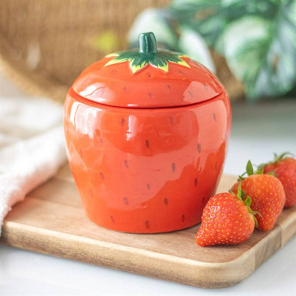 Bougie en forme de fraise
