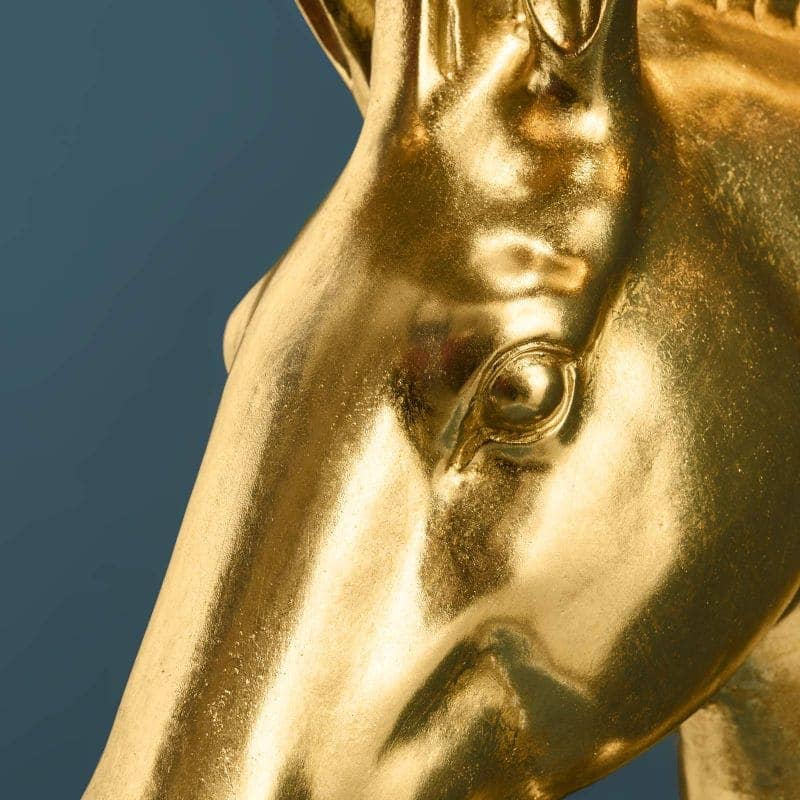 Lampada da terra Amadeus Horse, oro