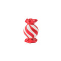 Bougeoir - Bonbon Toffee - Rouge/Blanc - 8,5x8,5x13 cm