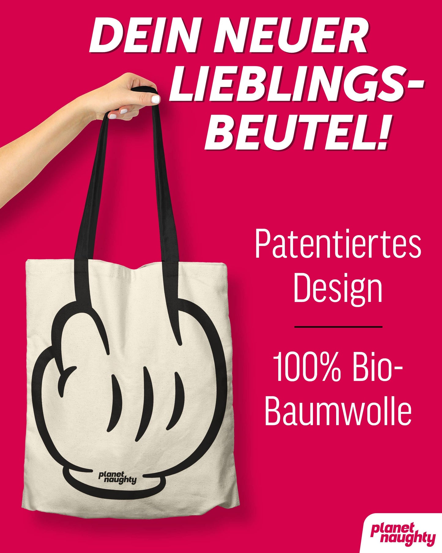 Bolsa de mano "Que te jodan"