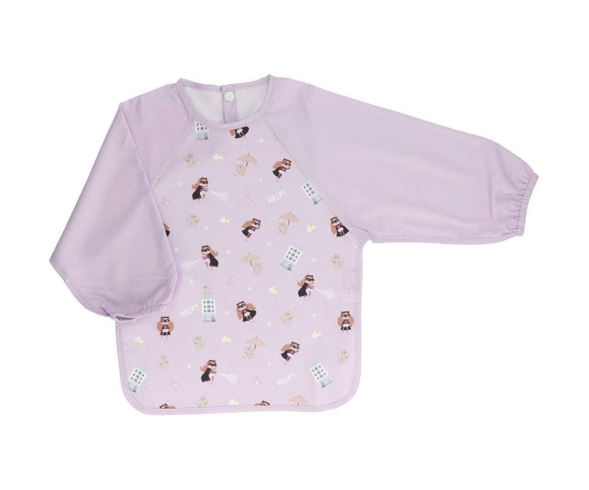 Babero con mangas para niña fantástico