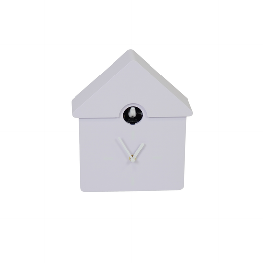 Clock - Cuckoo Wall Clock - Lilac - 24x27x9cm