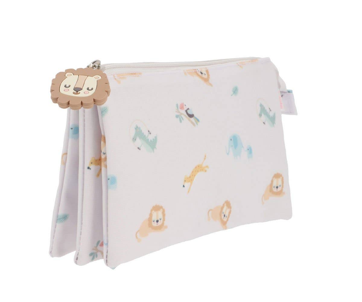 Estuche Savannah de 3 compartimentos