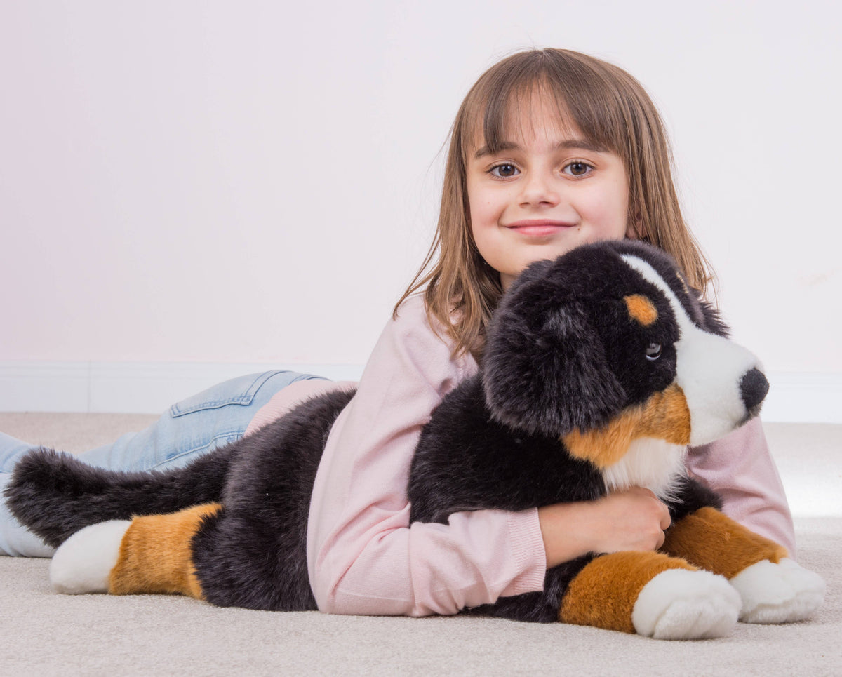 Peluche Bouvier Bernois – 60 cm