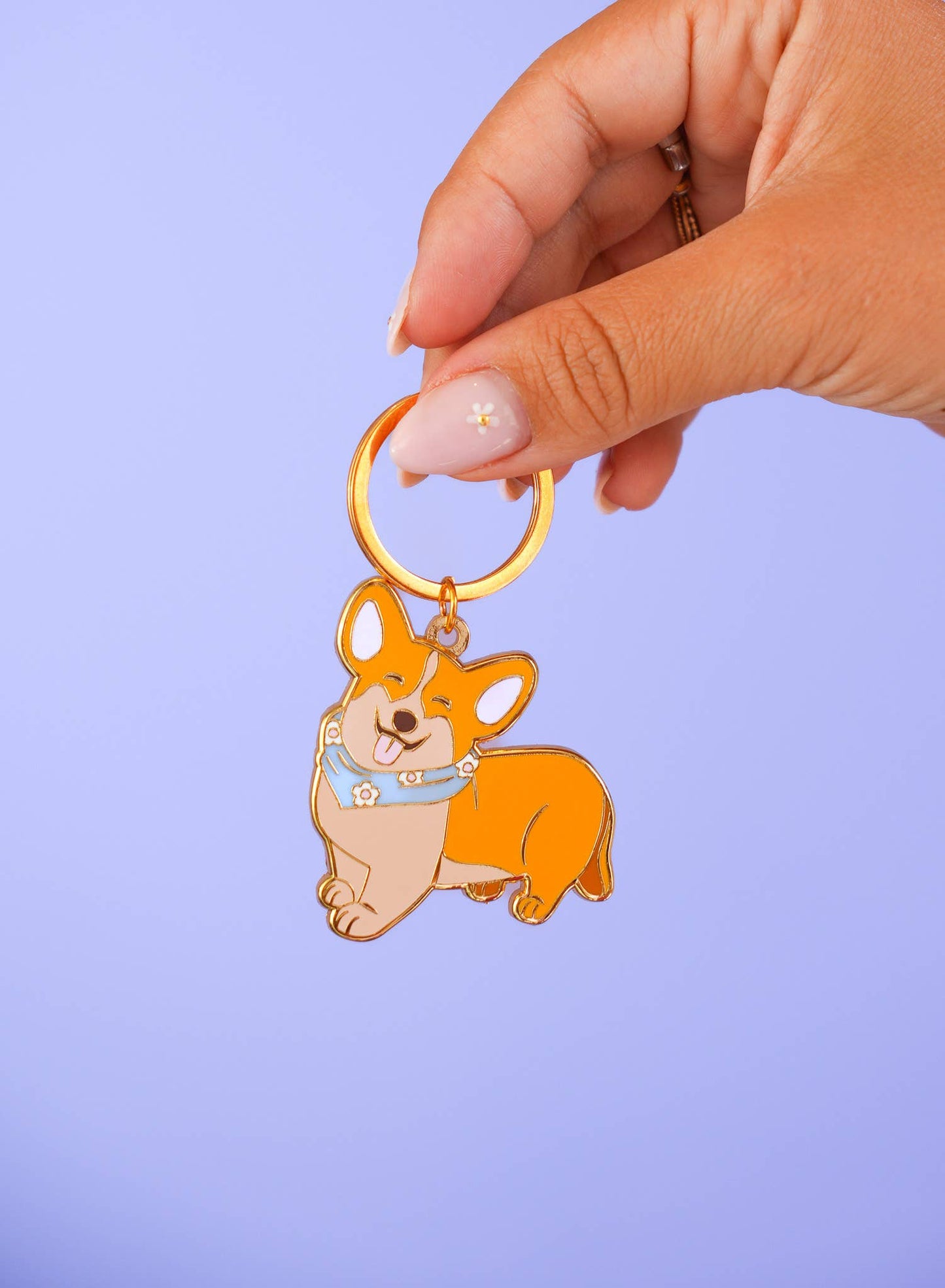Corgi Keychain