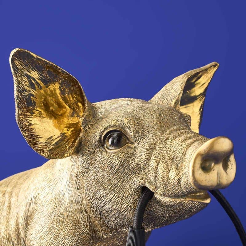 Gouden Varken Tafellamp