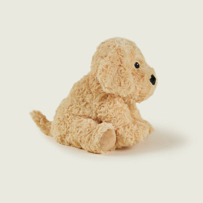 Bolsa de agua caliente de peluche de perro rizado Warmies