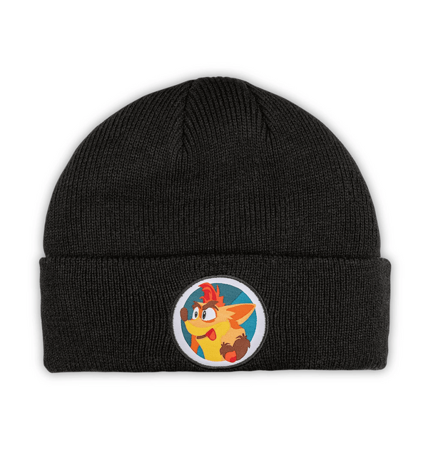 Bonnet adulte Crash Bandicoot avec étiquette tissée