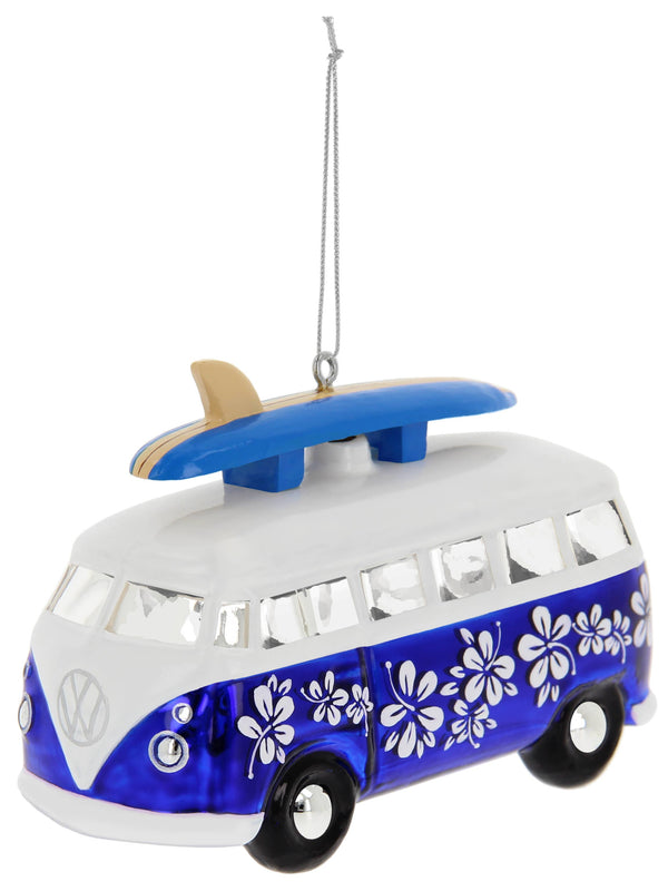 Decorazione natalizia in vetro VW T1 Bus Surf Edition