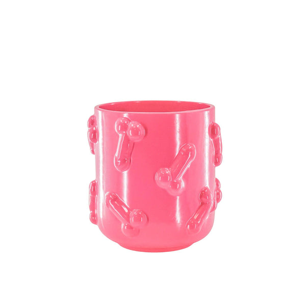 Maceta - Dick - Cerámica - Rosa - 17,5 x 17,5 x 17,5 cm