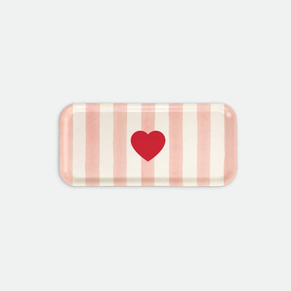 Pink Stripes - Coffee Tray