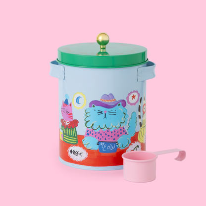 Caja de almacenamiento y pala Cool Cat Club