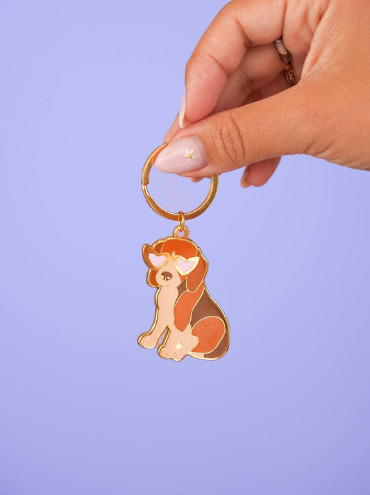 Beagle Keychain