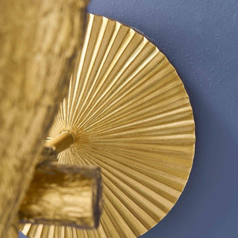 Applique murale Perroquet Percy, or/turquoise