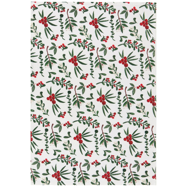 Set di 3 strofinacci natalizi Winterberry Bakers Floursack