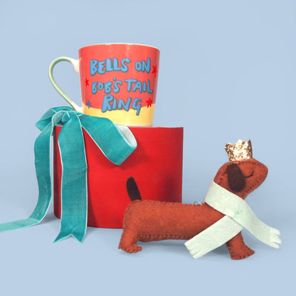 Mug Teckel Bob « Bells on Bob’s Tail Ring »