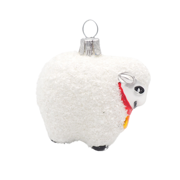 Boule de Noël Mouton Blanc