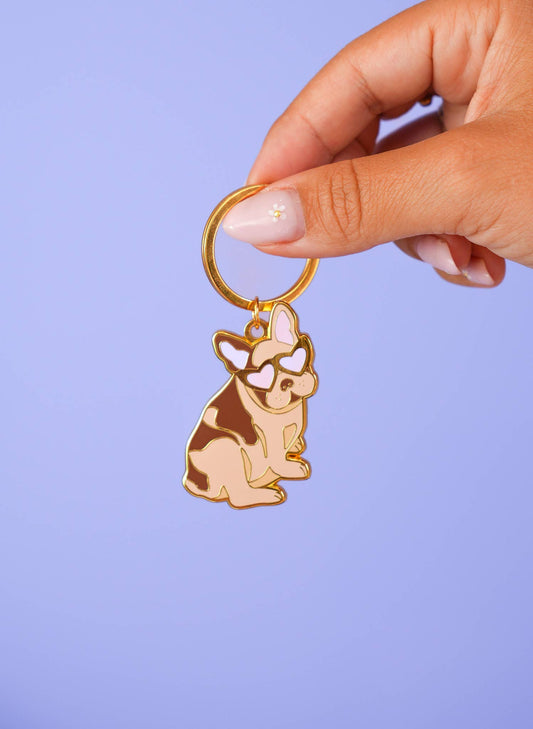 Bulldog Keychain