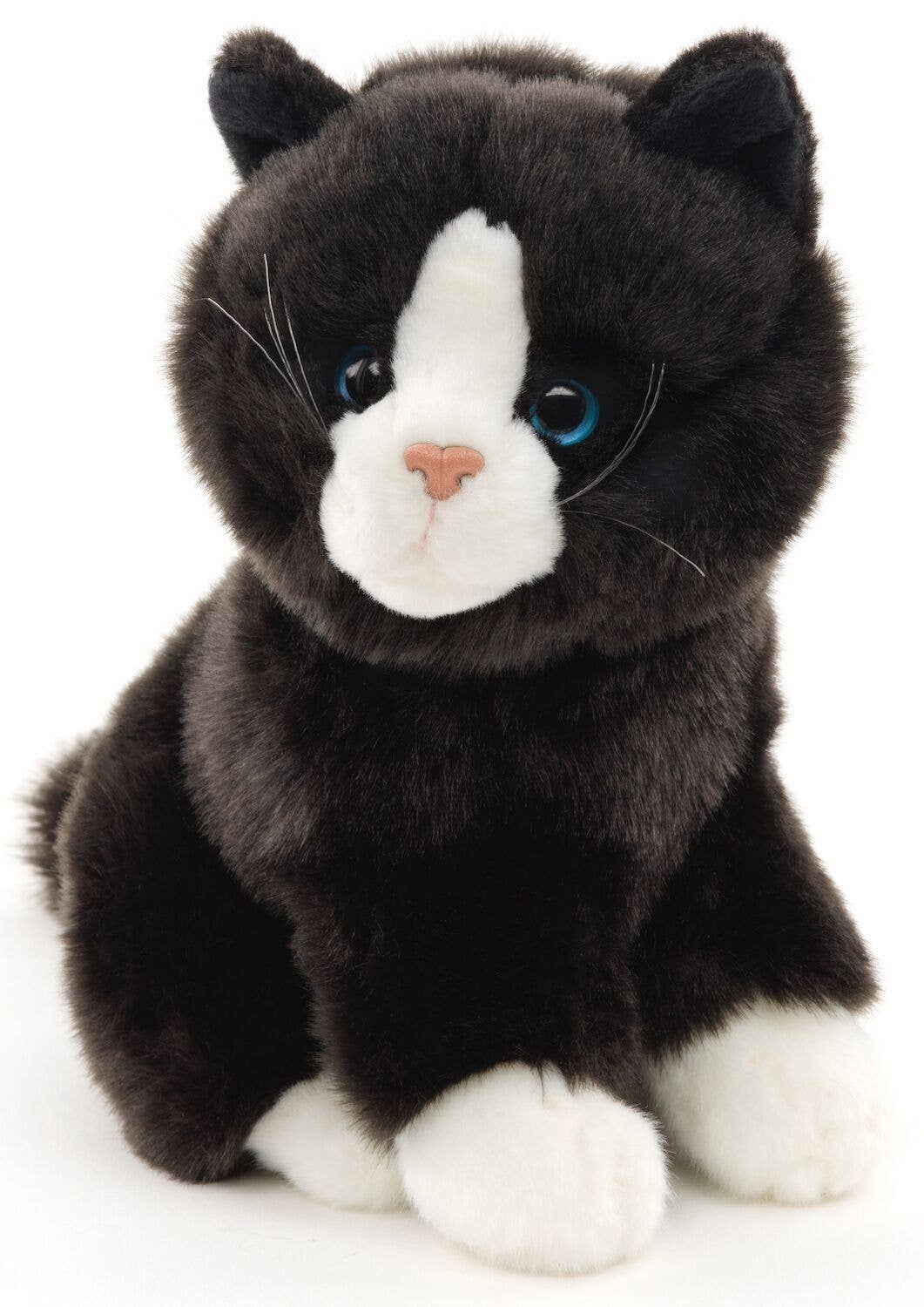 Peluche Chat Tuxedo assis