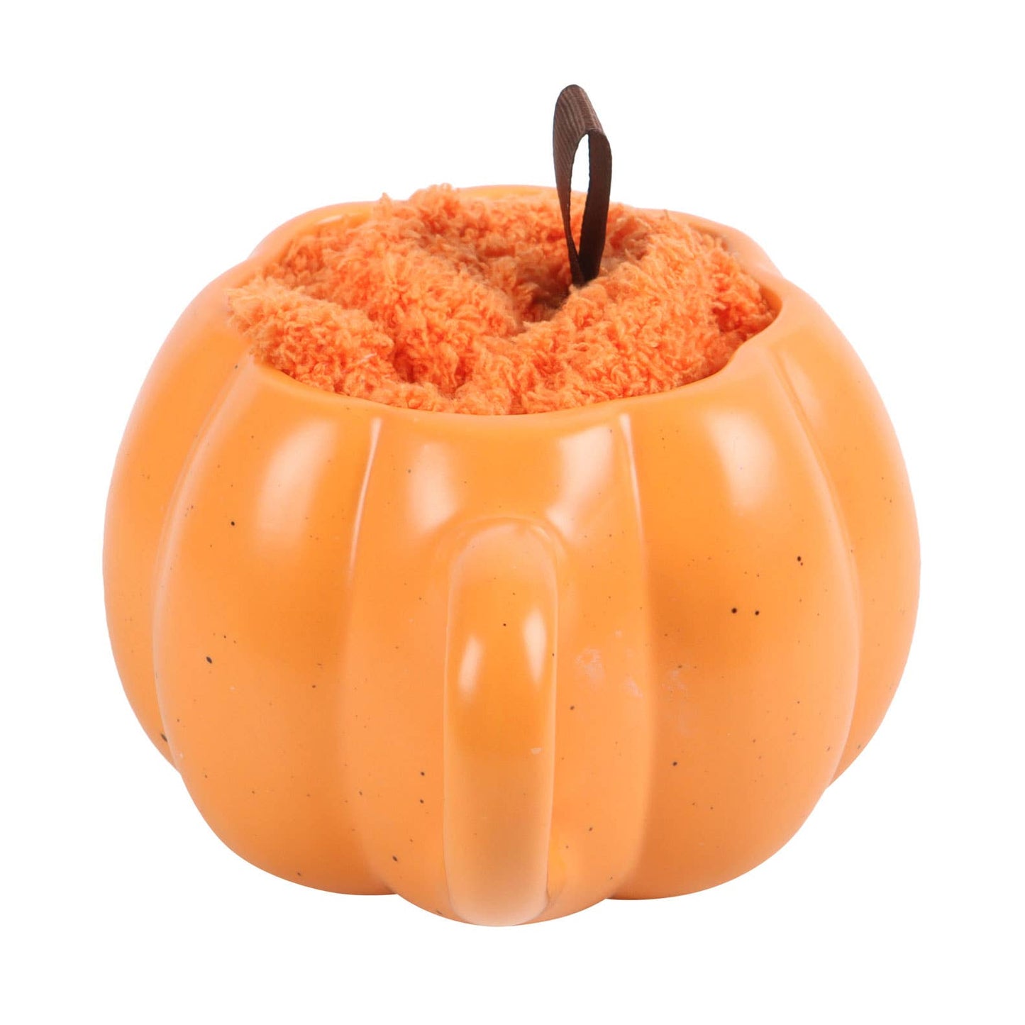 Juego de regalo de taza y calcetines de calabaza