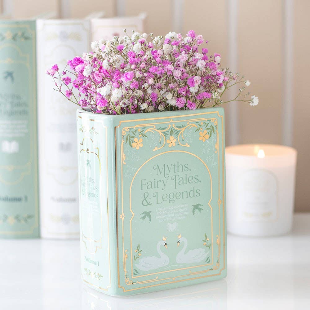 Book Shaped Vase – Green