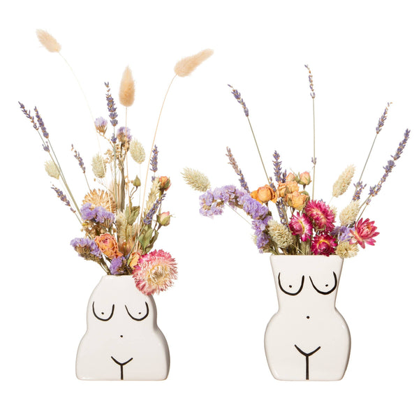 2-Pack Female Body Vases