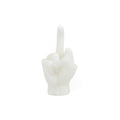 Bougie - Doigt d'Honneur - Cire - Blanc - 310 grammes - 10x9x17 cm