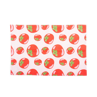 Torchon motif Tomates Rouges